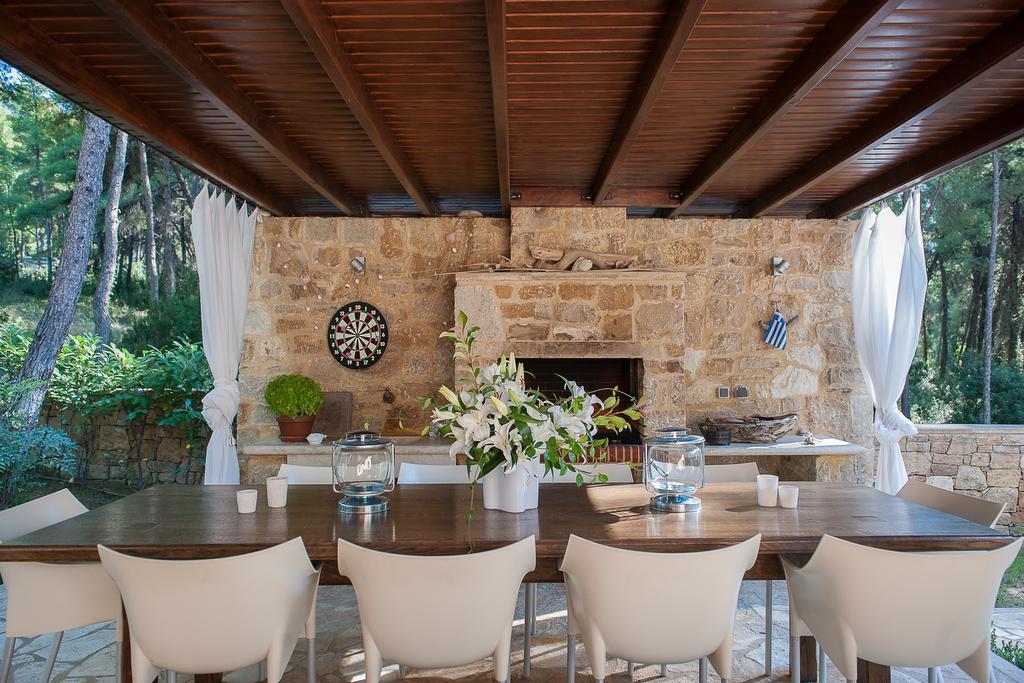Naftilos Villa Sani With Private Pool Екстер'єр фото