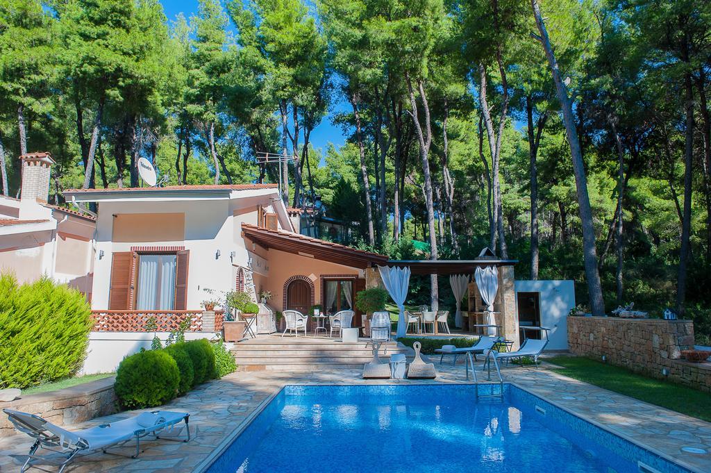 Naftilos Villa Sani With Private Pool Екстер'єр фото